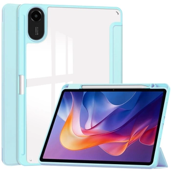 Etui z klapką Bizon Case Tab Clear Matt do Xiaomi Redmi Pad 2, błękitne