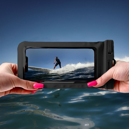 Etui wodoszczelne Bizon Case Hydrowrap, 2 sztuki, czarne