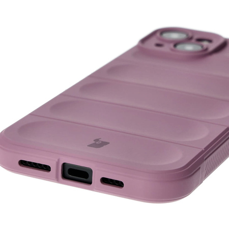 Pancerne etui Bizon Case Tur do iPhone 15 Plus, jasnofioletowe