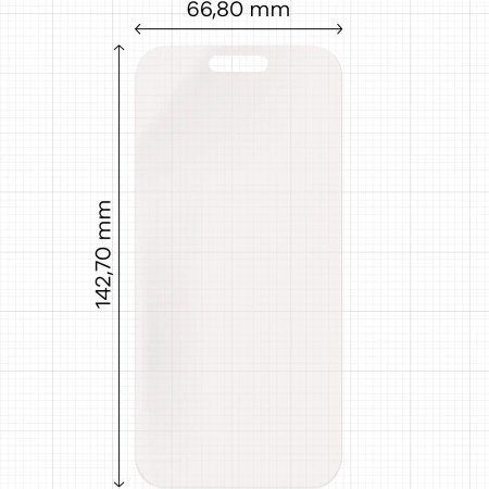 Folia matowa Bizon Glass Film Sun do iPhone 16, 1 sztuka