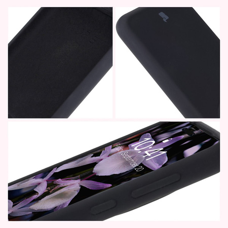 Silikonowe etui Bizon Soft Case do Honor Magic7 Pro, czarne