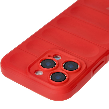 Pancerne etui Bizon Case Tur do iPhone 16 Pro, czerwone