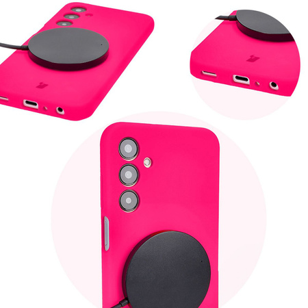 Etui silikonowe Bizon Soft Case do Galaxy A25 5G, neonowo-różowe