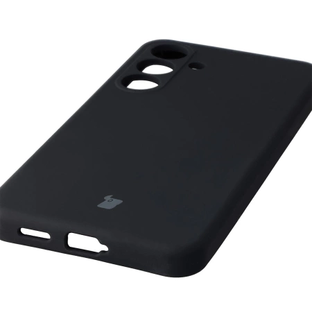 Silikonowe etui Bizon Soft Case do Galaxy S25 FE, czarne