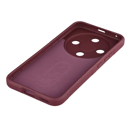 Pancerne etui Bizon Case Tur do Honor Magic8 Lite, burgundowe