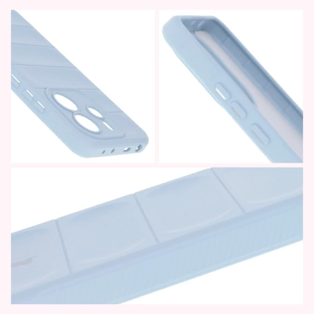 Pancerne etui Bizon Case Tur do Xiaomi Redmi Note 14 4G, jasnoniebieskie