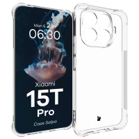 Elastyczne etui Bizon Case Salpa do Xiaomi 15T Pro, przezroczyste