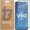 Szkło hartowane Bizon Glass Edge 2 do Vivo V50 Lite 4G / 5G, czarna ramka