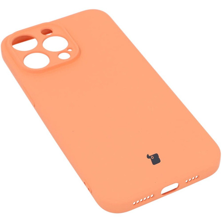 Etui Bizon Case Silicone do iPhone 14 Pro Max, pomarańczowe