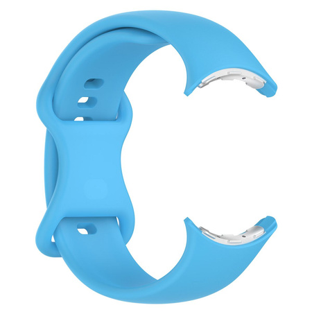 Silikonowy pasek Bizon Strap Watch Silicone S do Google Pixel Watch 3/Watch 2/Watch 1 41mm, niebieski