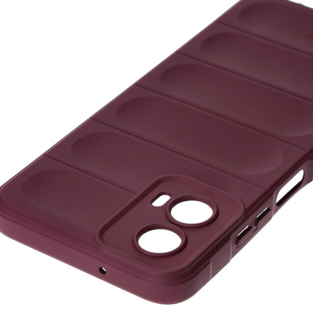 Pancerne etui Bizon Case Tur do Motorola Moto G34 5G, burgundowe