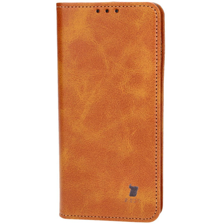 Etui z klapką Bizon Case Pocket Pro do OnePlus 12R, brązowe