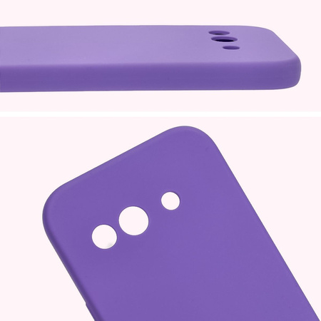 Silikonowe etui Bizon Soft Case do Google Pixel 9a, fioletowe