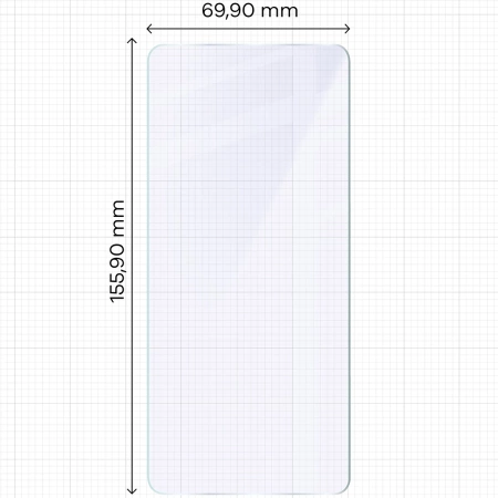 Elastyczne szkło hybrydowe Bizon Glass Mule Duo do Motorola Moto G86 5G, 2 sztuki
