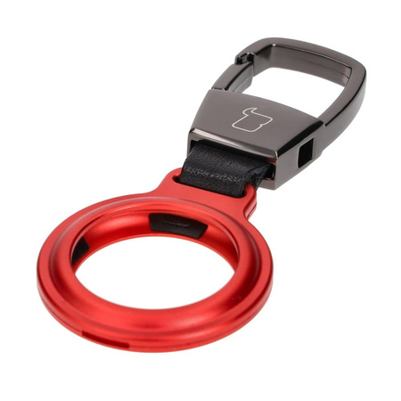 Etui Bizon Case Locator Magnetic do Apple AirTag, czerwone