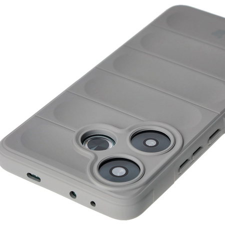 Pancerne etui Bizon Case Tur do Xiaomi Poco F6, jasnoszare