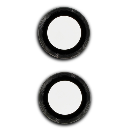 Szkło na aparat Bizon Glass Snap Lens do Motorola Moto G15/G15 Power, 1 zestaw, czarna ramka