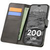 Etui z klapką Bizon Case Pocket do Honor 200 Lite, czarne