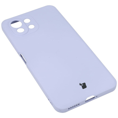Etui Bizon Case Silicone do Xiaomi Mi 11 Lite / 5G / 5G NE, jasnofioletowe