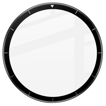 Szkło hybrydowe Bizon Glass Watch Edge Hybrid dla Xiaomi Watch 2, czarne