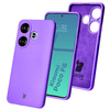Silikonowe etui Bizon Soft Case do Xiaomi Poco F6, fioletowe