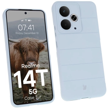 Pancerne etui Bizon Case Tur do Realme 14T 5G, jasnoniebieskie