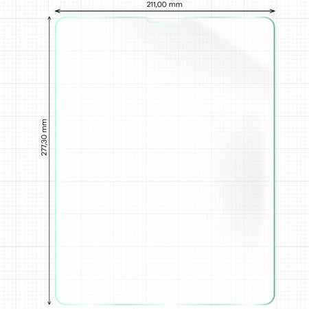 Folia imitująca papier Bizon Film Tab Papirus do iPad Pro 12.9 2022/2021/2020/2018, 2 sztuki