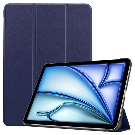 Etui Bizon Case Tab Croc do iPad Air 13" M2 2024, granatowe