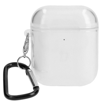 Etui Bizon Case Headphone Clear do Airpods 1/2, przezroczyste