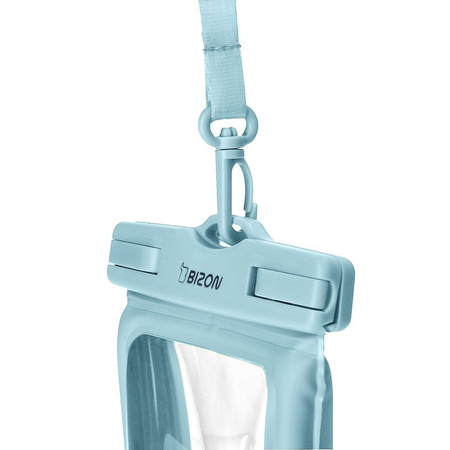 Etui wodoszczelne Bizon Case Hydrofloat, jasnoniebieskie