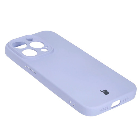 Etui Bizon Case Silicone do Apple iPhone 15 Pro, jasnofioletowe