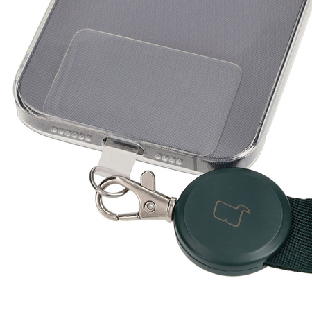 Smyczka do telefonu Bizon Accessories Leash Dragonfly, ciemnozielona