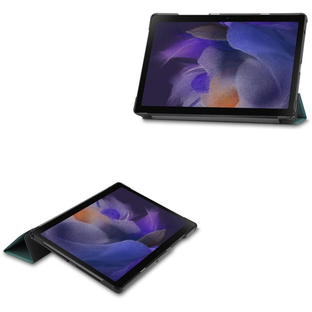 Etui Bizon Case Tab Croc do Samsung Galaxy Tab A8 2021, ciemnozielone
