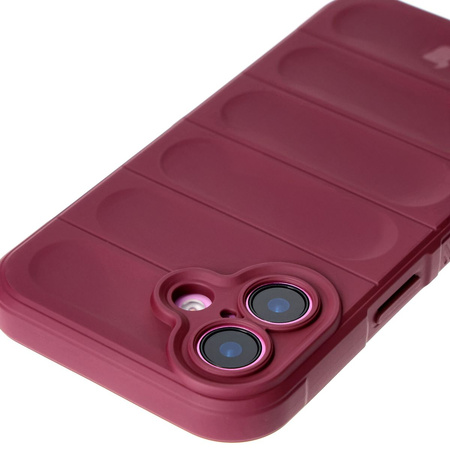 Pancerne etui Bizon Case Tur do iPhone 16, ciemnofioletowe