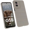 Pancerne etui Bizon Case Tur do Motorola Moto G55 5G, jasnoszare