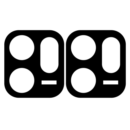 Szkło na aparat Bizon Glass Lens do Oppo Reno 14 F / FS, 2 sztuki