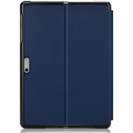 Etui Bizon Case Tab Croc do Microsoft Surface Go 3 / Go 2 / Go, granatowe