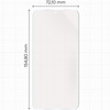 Folia matowa Bizon Glass Film Sun Duo do Galaxy S25 Plus, 2 sztuki