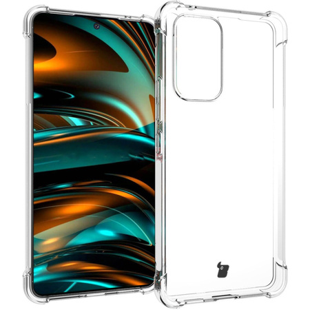 Etui + 2x szkło + obiektyw Bizon Case Clear Pack do Galaxy A53 5G, przezroczyste