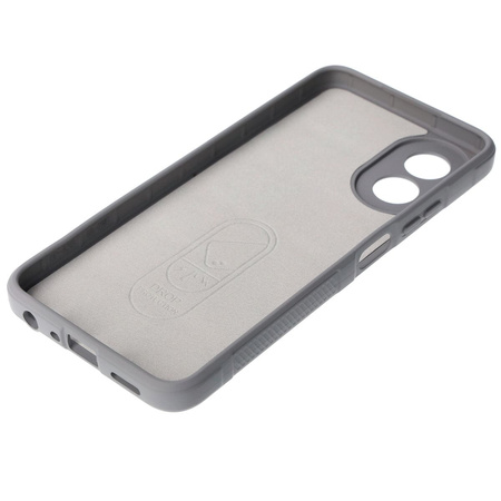 Pancerne etui Bizon Case Tur do Oppo A38 4G, jasnoszare