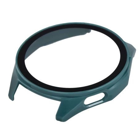 Etui ze szkłem do zegarka Bizon Case Watch Adamo do Huawei Watch GT6 46 mm, zielone