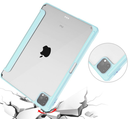 Etui Bizon Case Tab Clear Matt do Apple iPad Pro 11 2022/2021/2020/2018, błękitne