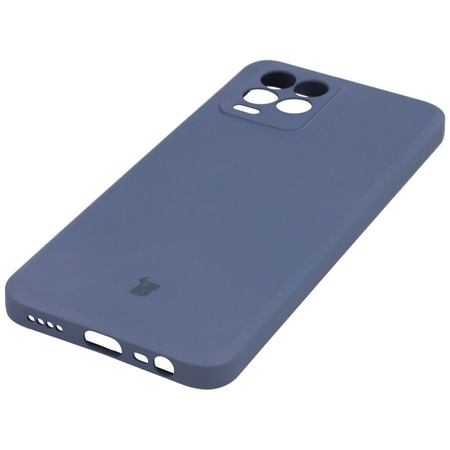 Etui Bizon Case Silicone do Realme 8 / 8 Pro, szare