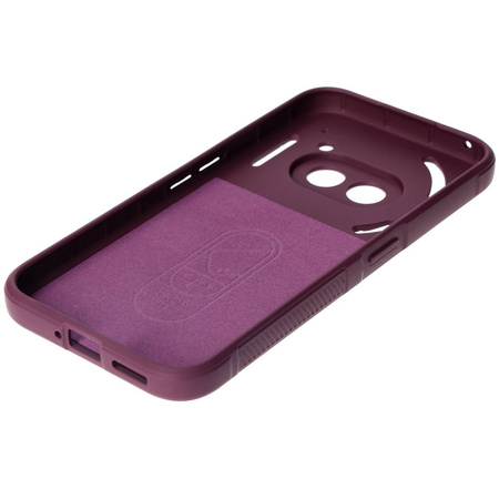 Pancerne etui Bizon Case Tur do Nothing Phone (2a) / (2a) Plus, burgundowe