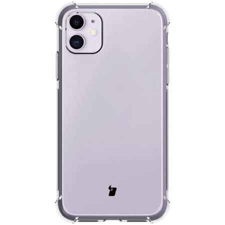 Etui + 2x szkło + obiektyw Bizon Case Clear Pack do iPhone 11, przezroczyste