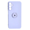 Etui Bizon Case Silicone Ring Sq do Galaxy A24, jasnofioletowe