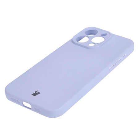 Etui Bizon Case Silicone do iPhone 15 Pro Max, jasnofioletowe