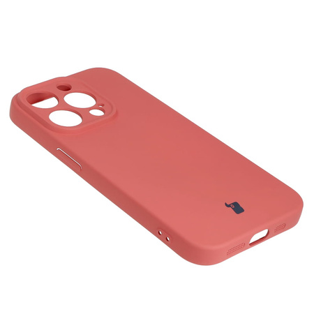 Etui Bizon Case Silicone do Apple iPhone 15 Pro, brudny róż