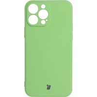 Etui Bizon Case Silicone do iPhone 13 Pro Max, zielone