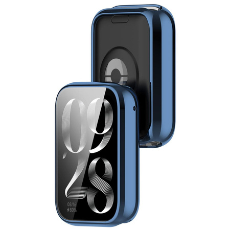 Etui Bizon Case Watch Felipe do Xiaomi Smart Band 8 Pro, niebieskie